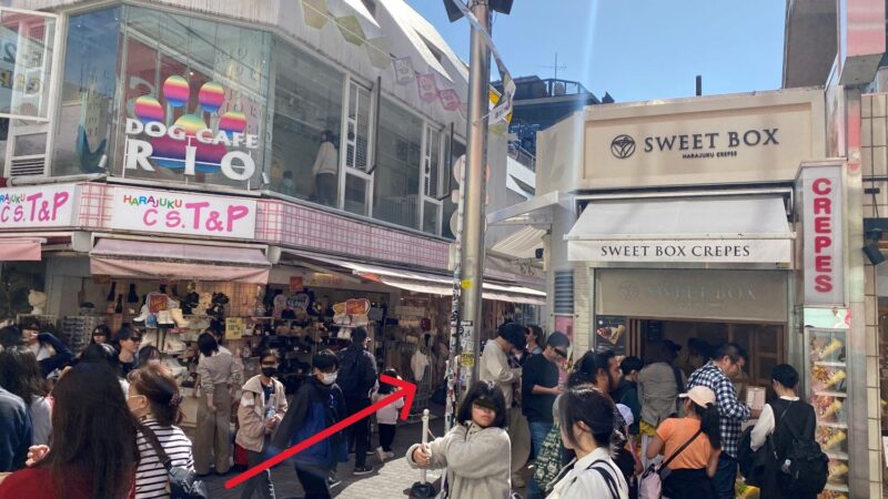 ウォーキングビューティスクールのレッスンスタジオ東京渋谷区原宿竹下通りAgathaスタジオ道順Sweetbox 歩き方教室 姿勢の矯正